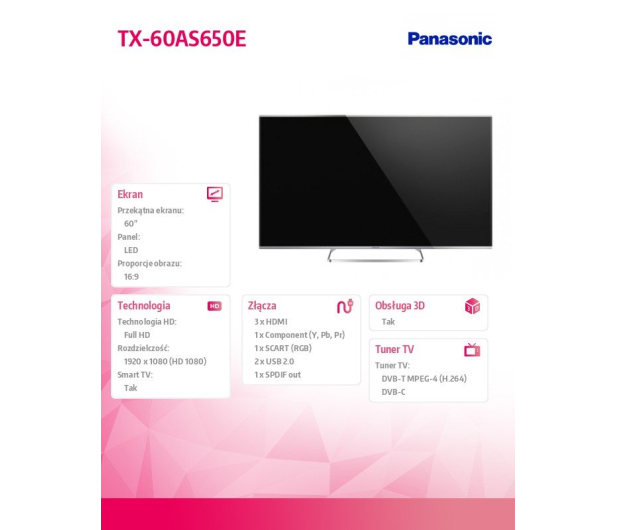 PANASONIC TX-60AS650E - 200940 - zdjęcie 4